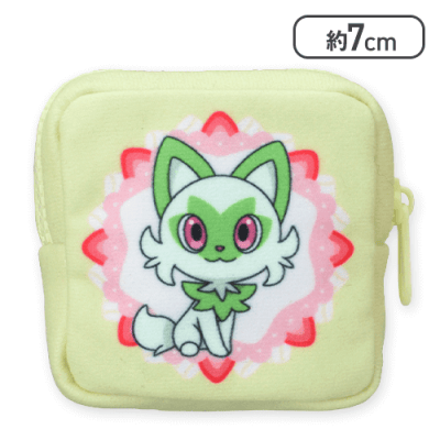 【ニャオハ】ポケットモンスター スクエアプチポーチ