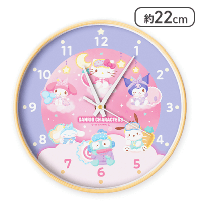 サンリオキャラクターズ ねむねむどり〜みんぐ壁掛けクロック