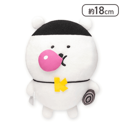 くま】ナガノキャラクターズDJくま・ラッパーもぐらコロッケぬいぐるみ