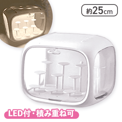 【ホワイト】フィギュアディスプレイケース