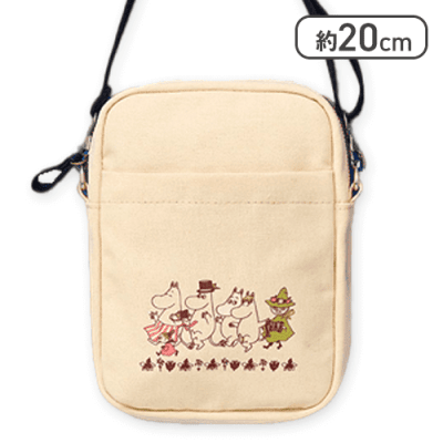 【左向き】ムーミン スマホショルダーバッグ