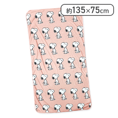 【ピンク】スヌーピー めちゃ冷えタオルケット2025