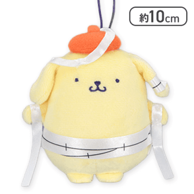 【ポムポムプリン】サンリオキャラクターズ いちご新聞620号コラボレーションマスコット1