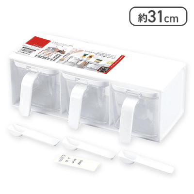 クローブ 調味料ストッカー3個組