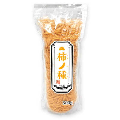 柿の種ロングスタンドパック500g※賞味期限:2026/01/02