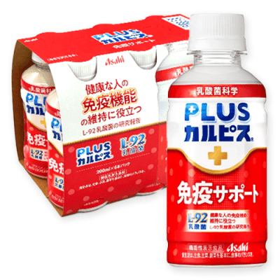 PLUSカルピス免疫サポートPET200ml 6本パック※賞味期限:2026/04/30