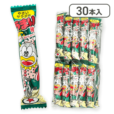 【30本入】うまい棒やさいサラダ※賞味期限:2026/01/31