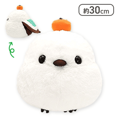 【シマちゃんターコイズ】ふくふくシマエナガ秋色びよりウルトラBIG