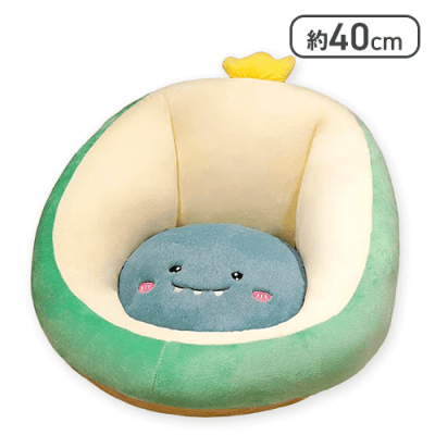 【グリーン】アニマルチェアクッション2