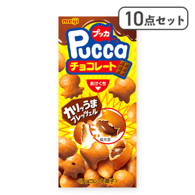【10点セット】プッカチョコレート※賞味期限:2026/06/30