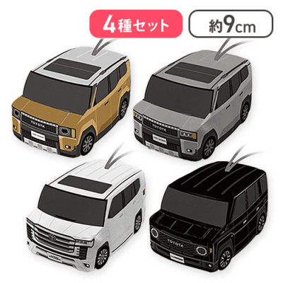 【4種セット】トヨタランドクルーザーぽてカマスコットぬいぐるみ