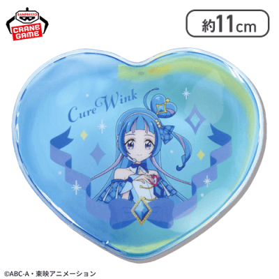 【キュアウインク】キミとアイドルプリキュア♪ ハート型クリアポーチ