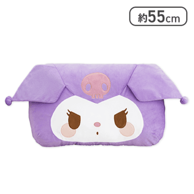【クロミ】サンリオキャラクターズ むきゅむきゅかどまるクッション