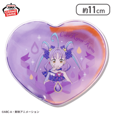 【キュアキュンキュン】キミとアイドルプリキュア♪ ハート型クリアポーチ