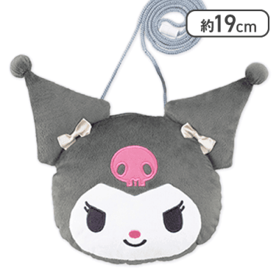 【クロミ】マイメロディ おそろリボンフェイスポシェット