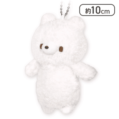 【シロクマさん】こわくないね　moco♥moco　はっしゅ　マスコットBC