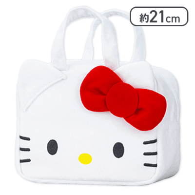 【ハローキティ】サンリオキャラクターズ フェイスふわふわバッグ