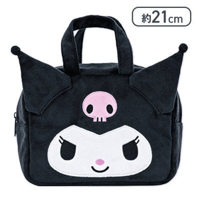 【クロミ】サンリオキャラクターズ フェイスふわふわバッグ