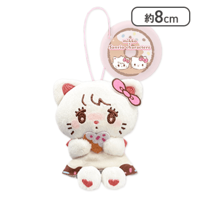 【ムース】mikko×Sanrio characters ドーナツデザインマスコット1