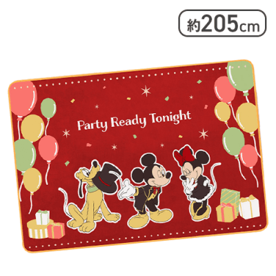 ミッキー＆フレンズ Party Ready Tonight 大きな毛布