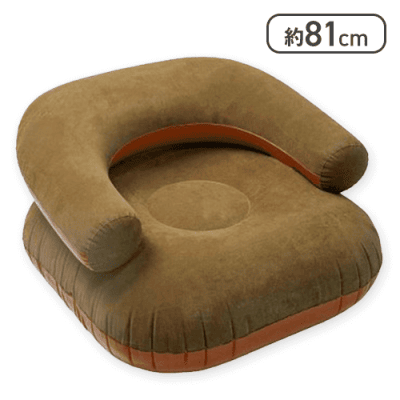 【ブラウン】ラグジュアリーエアーソファー2 　