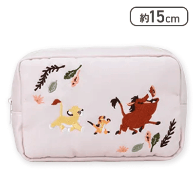 【ライオン・キング】ディズニーキャラクター 刺繍ポーチ