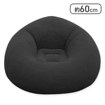 【ブラック】BIG インフレータブルソファ vol.2