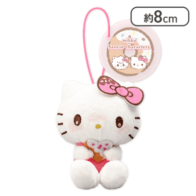 【ハローキティ】mikko×Sanrio characters ドーナツデザインマスコット1