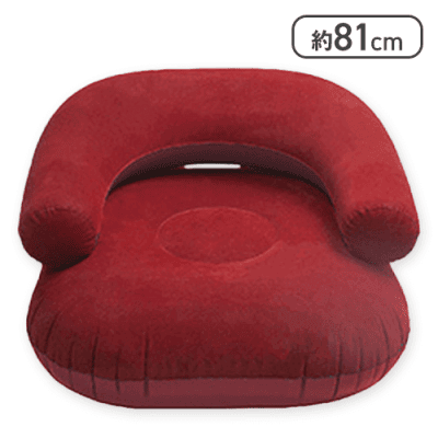 【ワインレッド】ラグジュアリーエアーソファー2 　