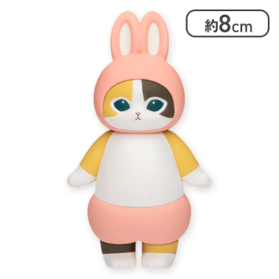 【サーモンピンク】mofusand うさにゃんフィギュア2