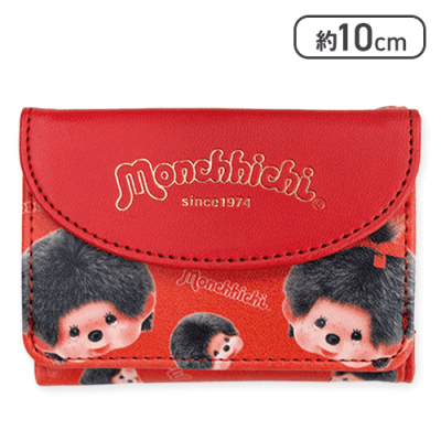 【レッド】モンチッチ ミニウォレット Ver.2 