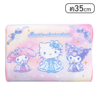 【おんなのこ】サンリオキャラクターズ スノーレインボー低反発まくら