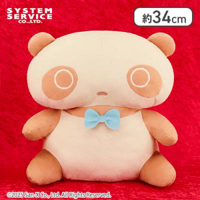 【水色リボン】たれぱんだ ラテカラーぬいぐるみXL
