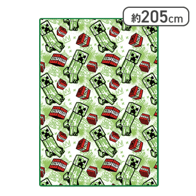 マインクラフト 大きな毛布：クリーパー