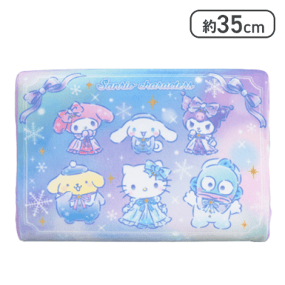 【みんな】サンリオキャラクターズ スノーレインボー低反発まくら