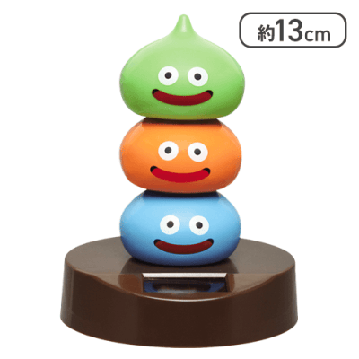 【スライムタワー】ドラゴンクエスト　AM　ぐらぐらソーラーフィギュア　メタルかがみもち＆スライムタワー