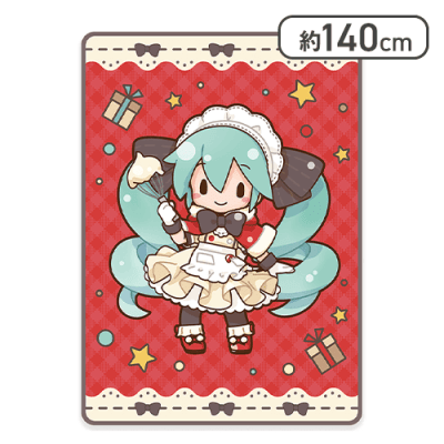 【ふわぷち】初音ミクシリーズ　プラチナムザッカブランケット“初音ミク”クリスマス2025