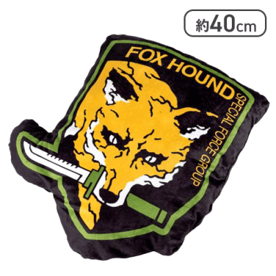 【FOXHOUND】METAL GEAR SOLID 部隊章ダイカットクッション
