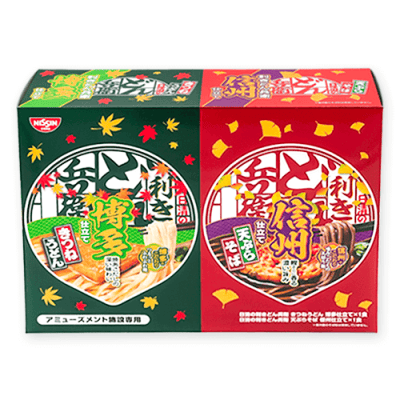 利きどん兵衛アソート2PBOX　博多&信州※賞味期限:2026/03/26