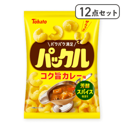 【12点セット】パックル コク旨カレー味※賞味期限:2026/05/01