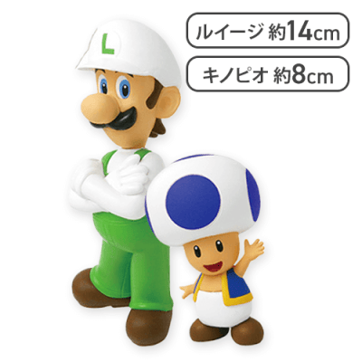 【ファイアルイージ＆あおキノピオ】スーパーマリオスタンダードフィギュア２