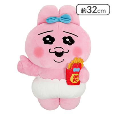 【ポテト】おぱんちゅうさぎ フードコーチュ BIGぬいぐるみ