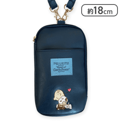 【ネイビー】スヌーピー スマートショルダーバッグ