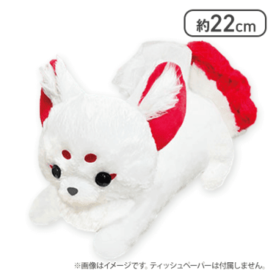 【ういろう】ちょコンと九尾さまぬいぐるみティッシュカバー