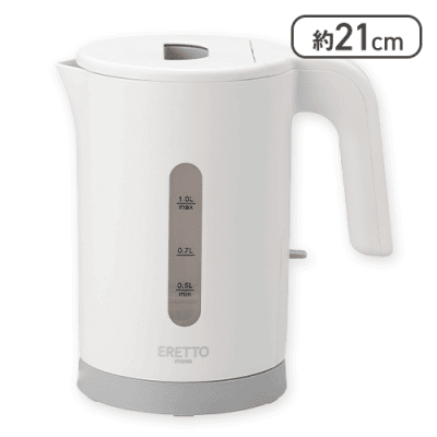 「ERETTO」“mono” 電気ケトル1.0ℓ