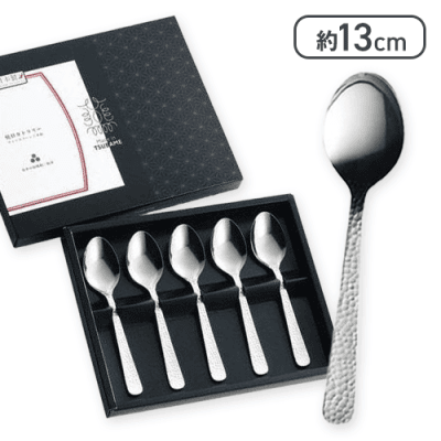 Made in TSUBAME 槌目ティースプーン 5本組