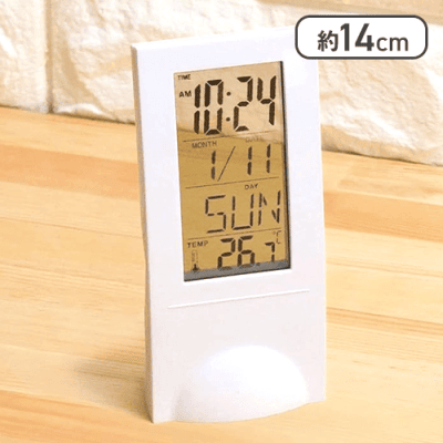 PATTO -パット- スケルトンクロック 温度計付