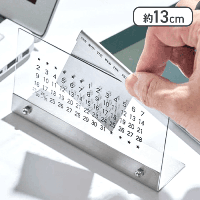 アクリル万年カレンダー