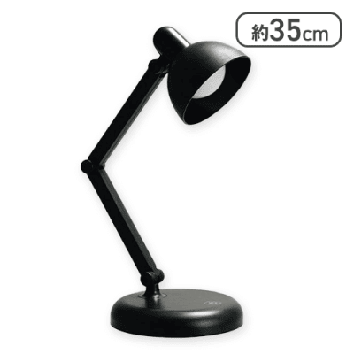 タッチセンサー式調光LEDデスクライト ブラック