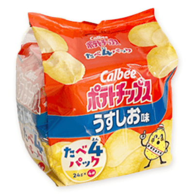 【うすしお】ポテトチップスたべよんパック※賞味期限:2026/05/31